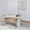 FURNIFIED Dining Table Rouen Microskin 220cm