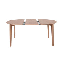 FURNIFIED Extendable Dining Table Foster Oak 120/200cm