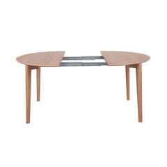 FURNIFIED Extendable Dining Table Foster Oak 120/200cm