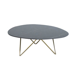 FURNIFIED Coffee Table Richard Ceramic 100cm