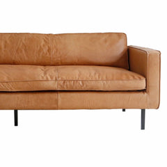 FURNIFIED Sofa Gordon 4 Seaters Leather