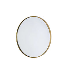 FURNIFIED Round Mirror Gold 50cm