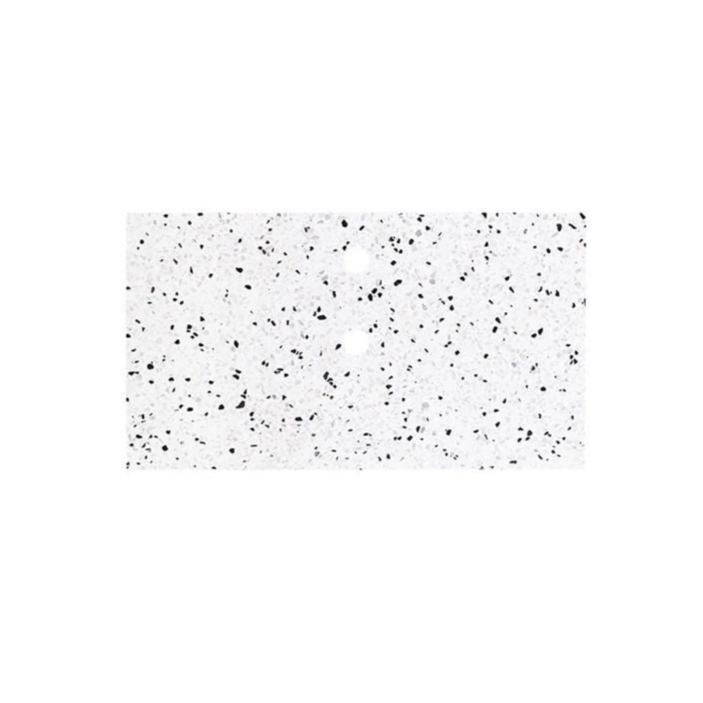 FURNIFIED Washbasin Plate Marcel White Terrazzo 80cm