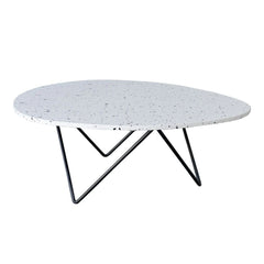 FURNIFIED Coffee Table Richard Terrazzo 100cm