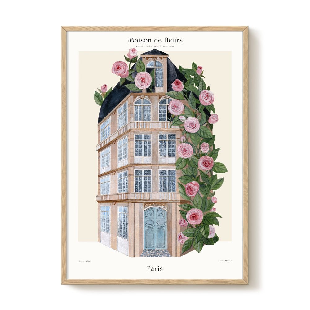 PSTR STUDIO Art Print - Matos - Maison de Fleurs - Paris