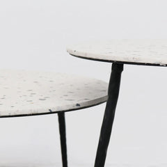 FURNIFIED Side Table Mauritz Terrazzo 40cm