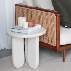 FURNIFIED Side Table Ido Microskin 45cm