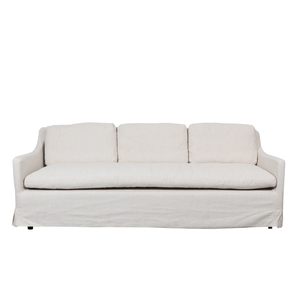 FURNIFIED Sofa Leon 4 Seaters Natural Linen 220cm