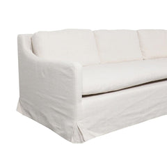 FURNIFIED Sofa Leon 4 Seaters Natural Linen 220cm