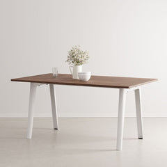 TIPTOE Dining Table New Modern Walnut Steel Legs 160cm