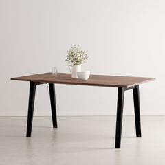 TIPTOE Dining Table New Modern Walnut Steel Legs 160cm