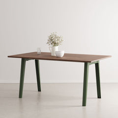 TIPTOE Dining Table New Modern Walnut Steel Legs 160cm