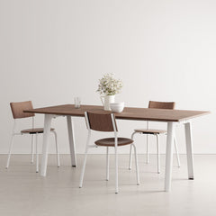 TIPTOE Dining Table New Modern Walnut Steel Legs 190cm