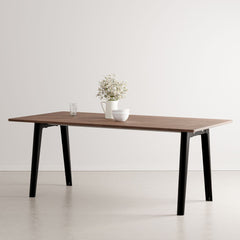 TIPTOE Dining Table New Modern Walnut Steel Legs 190cm