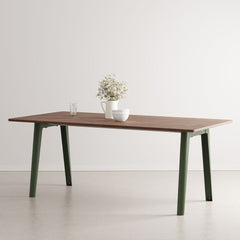 TIPTOE Dining Table New Modern Walnut Steel Legs 190cm