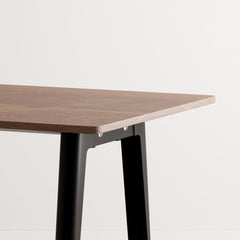 TIPTOE Dining Table New Modern Walnut Steel Legs 220cm