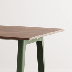 TIPTOE Dining Table New Modern Walnut Steel Legs 220cm