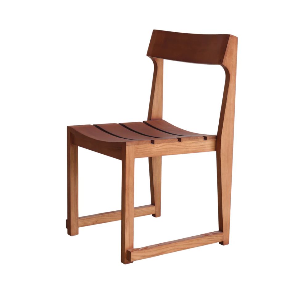 FURNIFIED Lys Dining Room Chair Dark Walnut