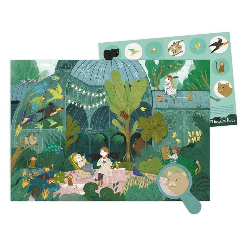 MOULIN ROTY Puzzle In the botanical garden Les Parisiennes (100 pieces)