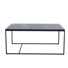 FURNIFIED Coffee Table Miles Calacatta Ceramic