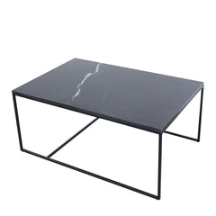 FURNIFIED Coffee Table Miles Calacatta Ceramic