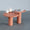 FURNIFIED Coffee Table Surzur matt Red Sienna Stoneskin