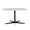 FURNIFIED Dining Table Dia White Ceramic 140cm