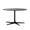 FURNIFIED Dining Table Black Wood 125cm