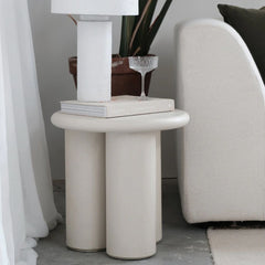 FURNIFIED Side Table Monta Microskin 45cm