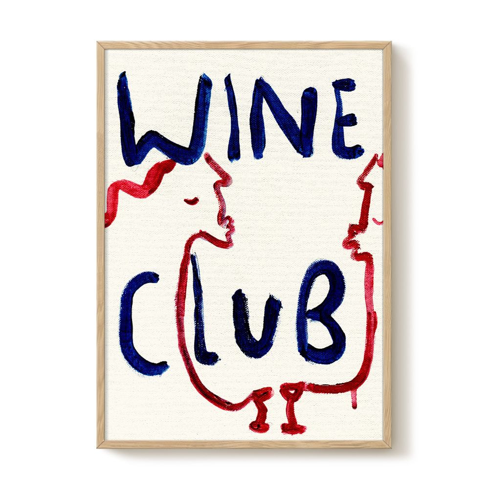 PSTR STUDIO Art Print - Ruby Hughes - Wine Club