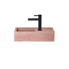 FURNIFIED Washbasin Naleya Travertine