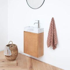 FURNIFIED Washbasin Krabi Oak