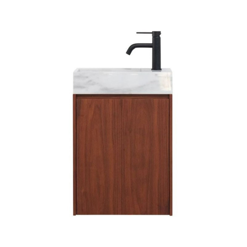 FURNIFIED Washbasin PortoKrabi Walnut Marble