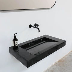 FURNIFIED Washbasin Remy Marble 65cm