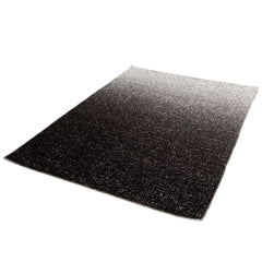 AFK LIVING Rug Indoor Outdoor Gradient 100% Recycled Black