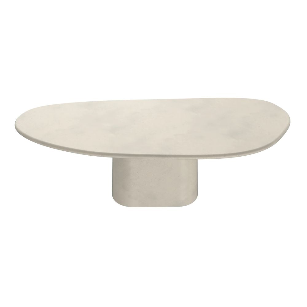 FURNIFIED Antwerp Dining Table Organic Shape Cloudy Latte