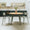 TIPTOE Round Dining Table New Modern Reclaimed Oak Steel Legs ø110cm