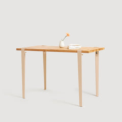 TIPTOE X HEJU Dining Table Lobo Reclaimed Oak Steel Legs 120cm