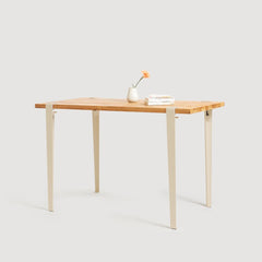 TIPTOE X HEJU Dining Table Lobo Reclaimed Oak Steel Legs 120cm