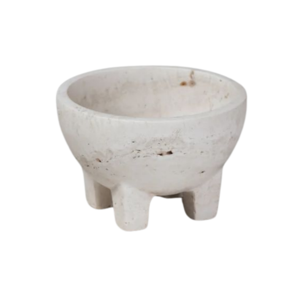 FURNIFIED Bowl Travertine 15cm