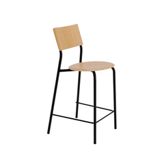 TIPTOE Bar Stool SSD Oak Steel Legs 65cm