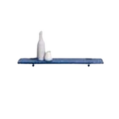 TIPTOE Bookshelf Pacifico Recycled Plastic Steel Brackets 90x20cm