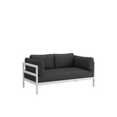 TIPTOE Sofa Easy 2 Seats Gabriel Fabric Austral Grey Steel Structure 225cm