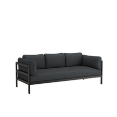 TIPTOE Sofa Easy 3-4 Seats Gabriel Fabric Graphite Black Steel Structure 225cm