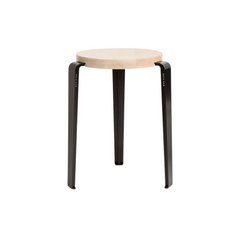 TIPTOE Stool Lou Beech Steel Legs 45cm