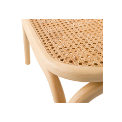 ORCHID EDITION Footstool Plus Cane Rattan