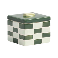 &KLEVERING Square Jar Small Green