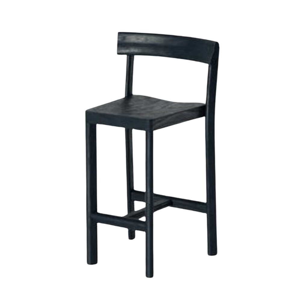 KANN DESIGN Bar Stool Galta 65 Black Oak