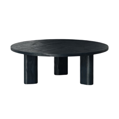 KANN DESIGN Coffee Table Forte Round Black Oak 100cm