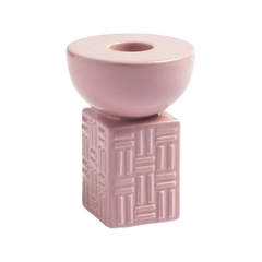 &KLEVERING Candle Holder Stack Pink